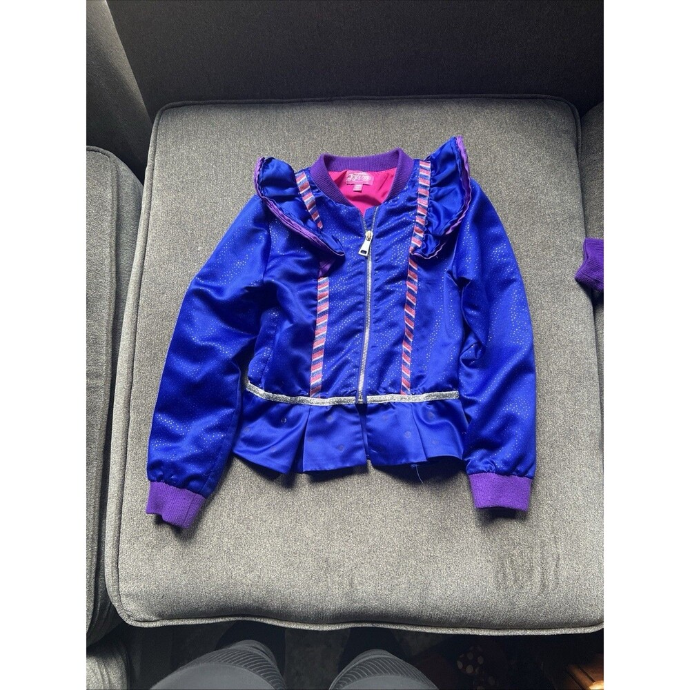 Nickelodeon Jojo Siwa Peplum Jacket, Blue/Purple Jojo's Closet (Girls Sz. 6/6X)